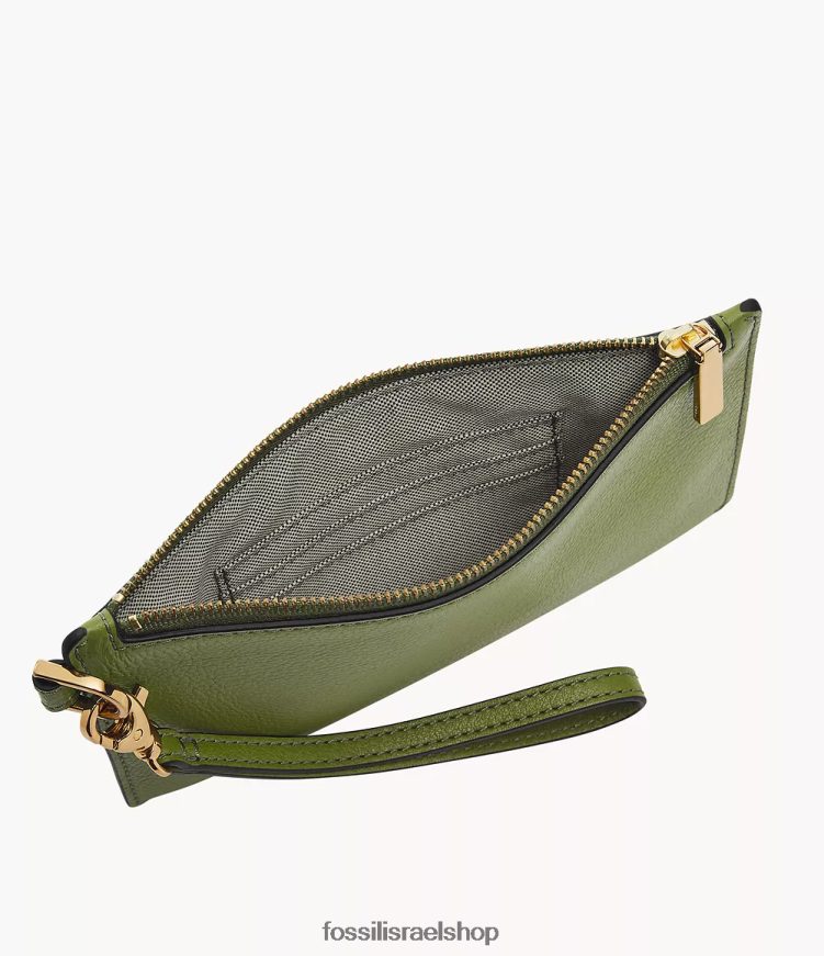 Fossil נשים צמיד קטן L8J0B6749 ארנק ירוק