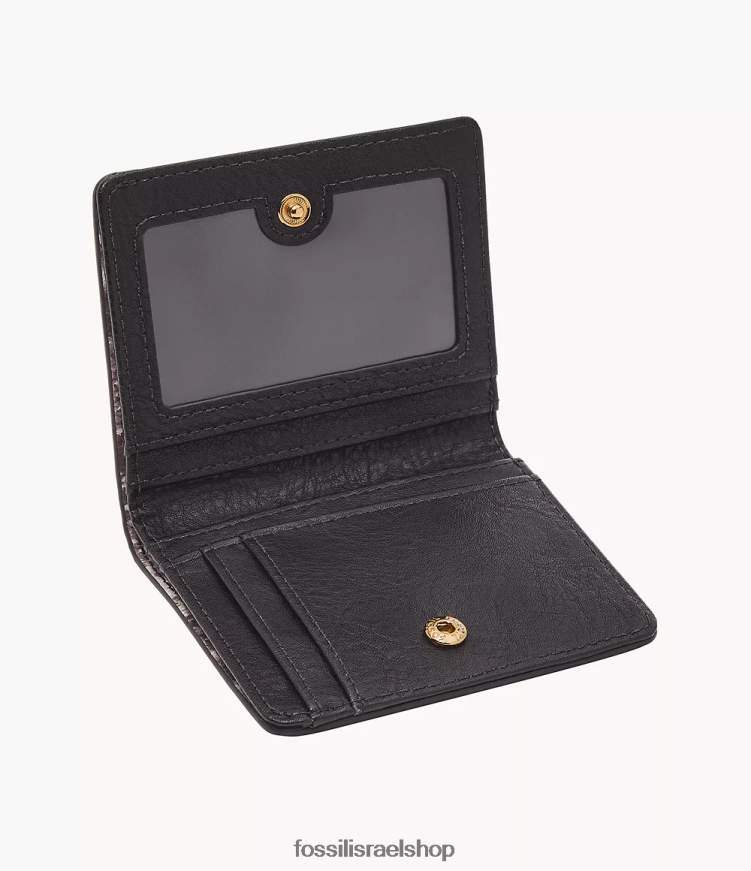 Fossil נשים לוגן קטן דופול L8J0B6750 ארנק הדפס נחש