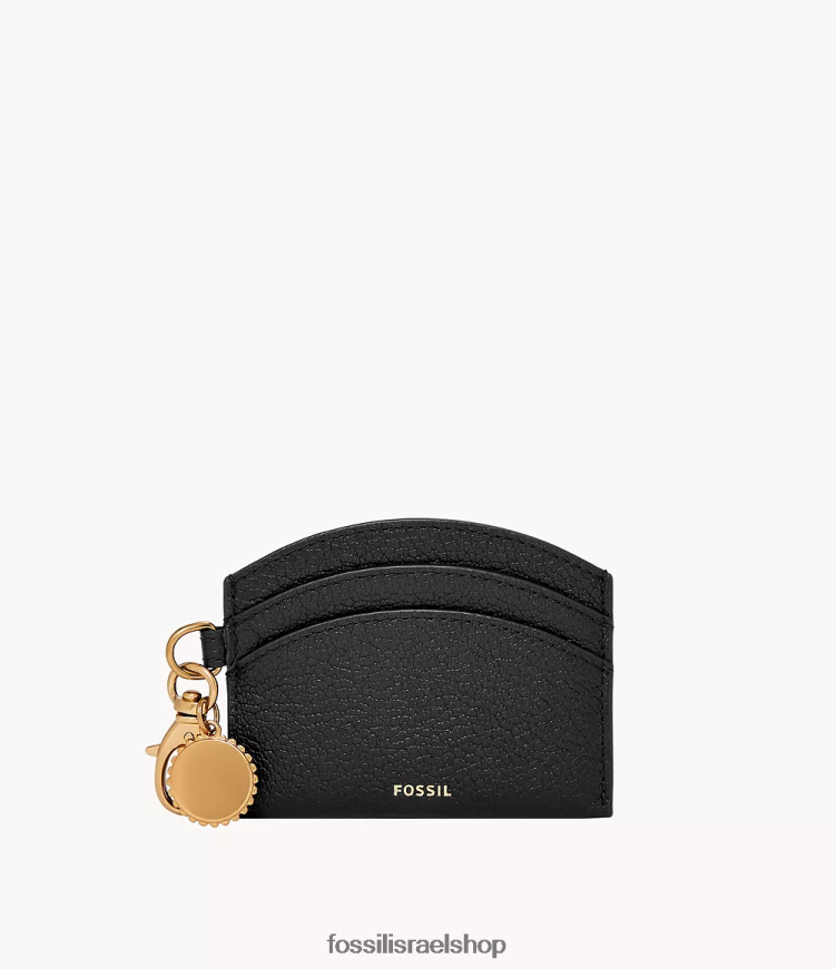 Fossil נשים מארז לכרטיס פולי L8J0B6753 ארנק שָׁחוֹר