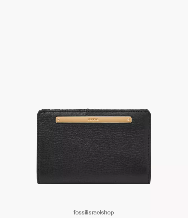 Fossil נשים ליזה רב תכליתי L8J0B6754 ארנק שָׁחוֹר