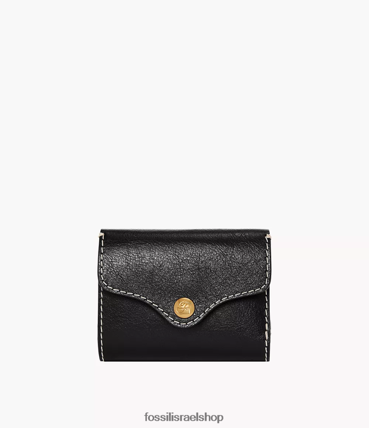 Fossil נשים משולש מורשת L8J0B6768 ארנק שָׁחוֹר