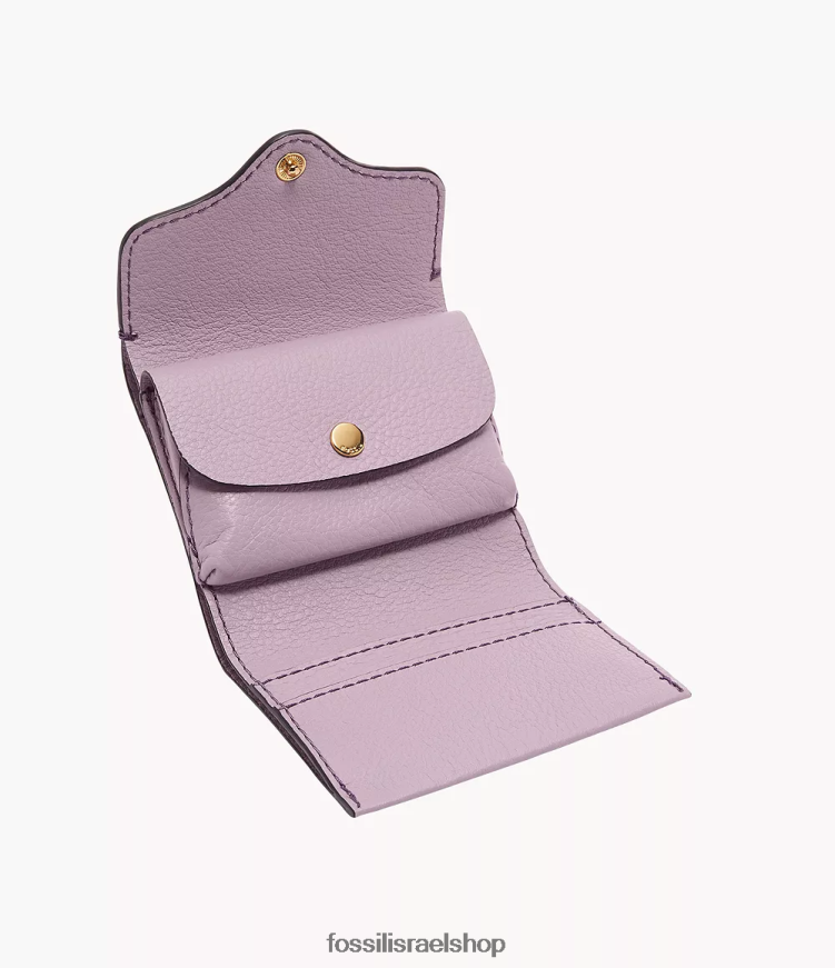 Fossil נשים משולש מורשת L8J0B6775 ארנק סָגוֹל