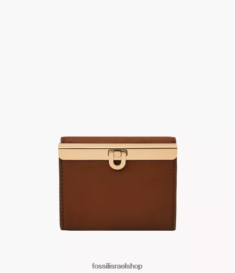 Fossil נשים תלת פנרוז L8J0B6779 ארנק חום