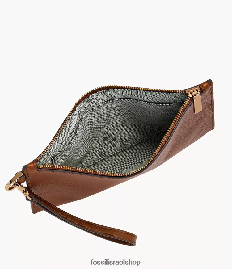 Fossil נשים צמיד יד L8J0B6789 ארנק חום