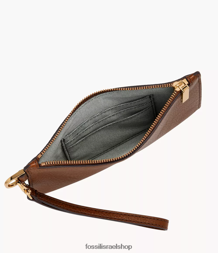 Fossil נשים צמיד קטן L8J0B6796 ארנק חום