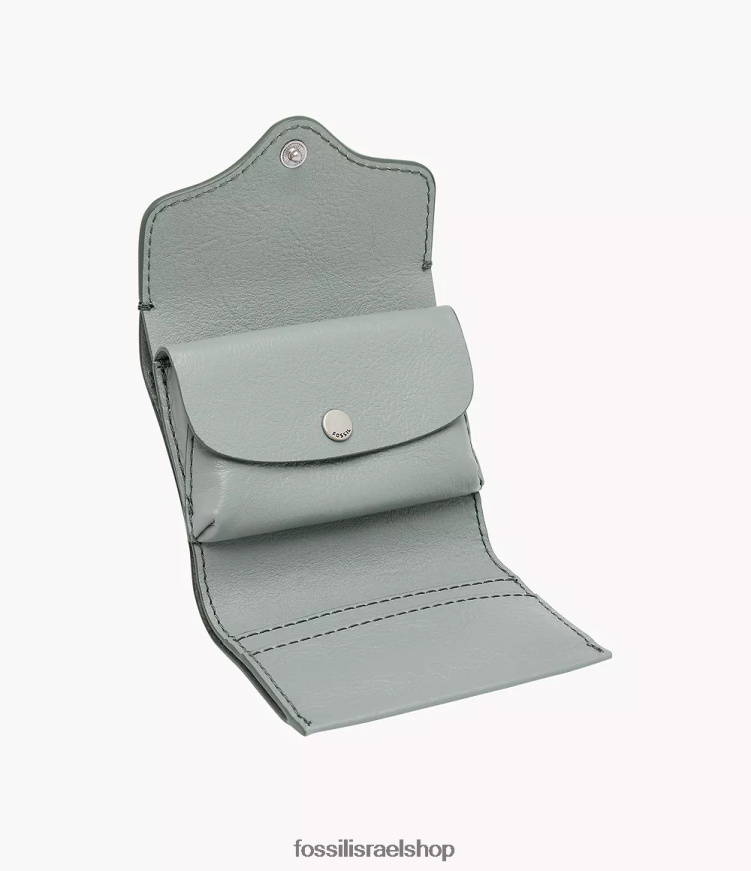 Fossil נשים משולש מורשת L8J0B6872 ארנק כְּחוֹל