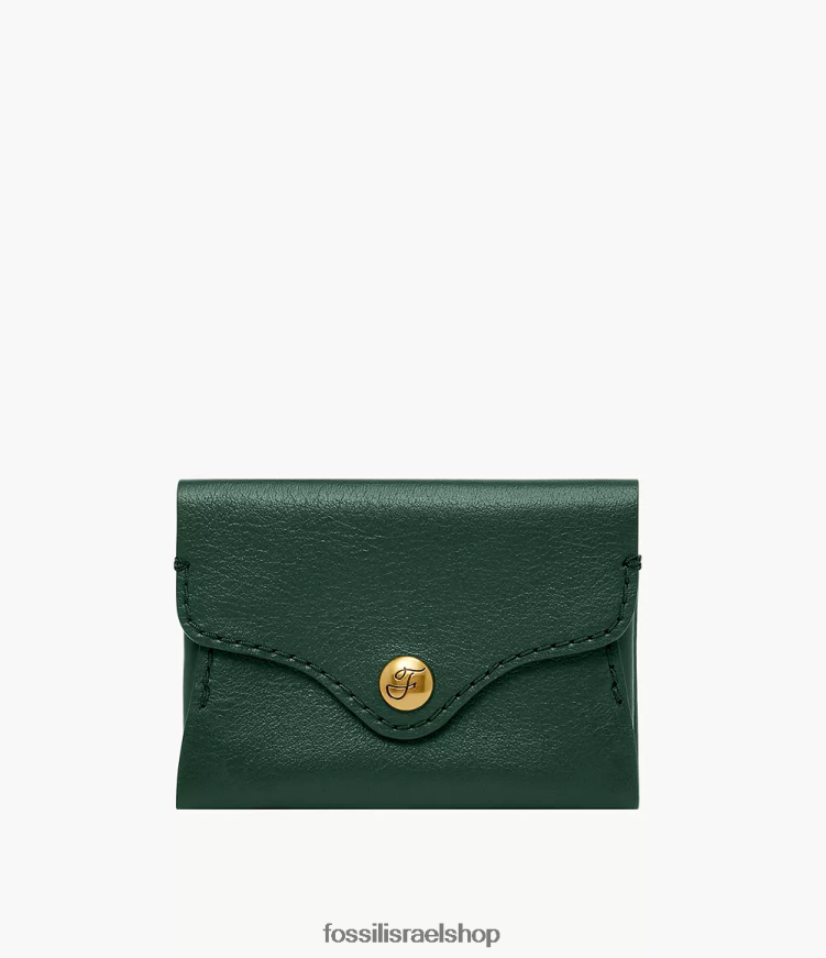 Fossil נשים מארז כרטיס מורשת L8J0B6879 ארנק ירוק