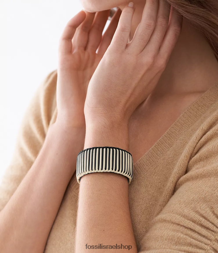 Fossil נשים צמיד חפת קיץ מפליז L8J0B6990 תכשיט גוון זהב