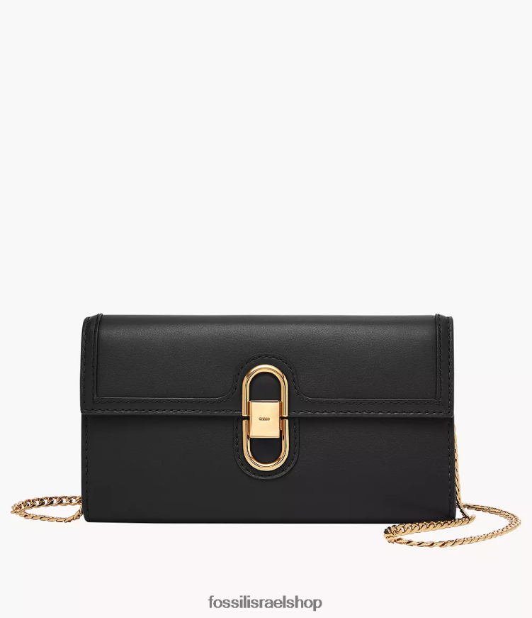 Fossil נשים ארנק avondale crossbody L8J0B6323 תיק שָׁחוֹר