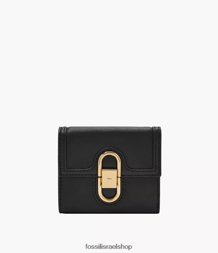 Fossil נשים avondale trifold L8J0B6759 ארנק שָׁחוֹר