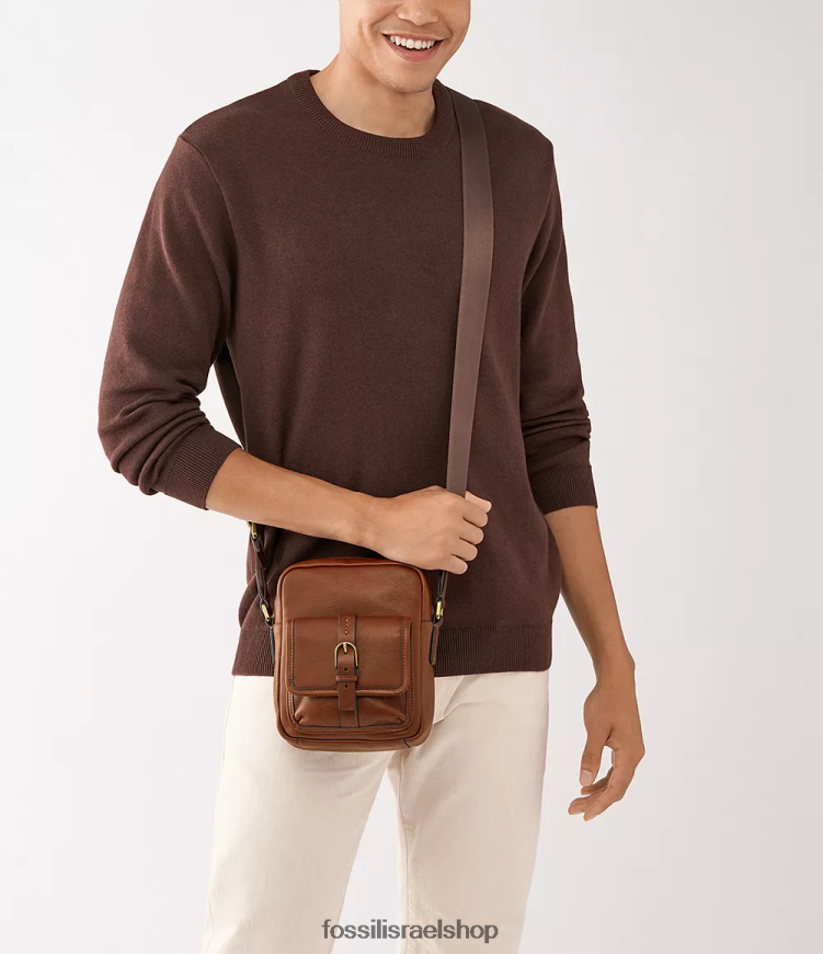 Fossil נשים camden n/s crossbody L8J0B61630 תיק חום