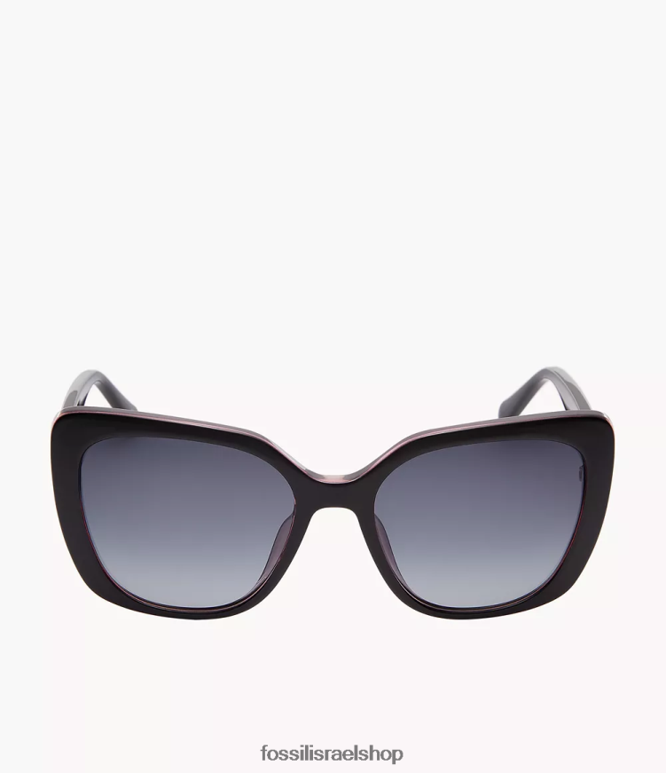 Fossil נשים משקפי שמש מרובעים של cate L8J0B61974 אבזר אפור