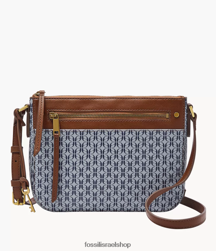 Fossil נשים פארה crossbody קטן L8J0B6503 תיק כְּחוֹל
