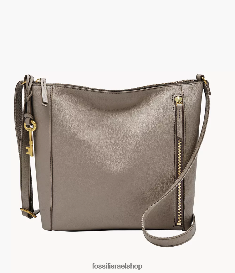 Fossil נשים טרה crossbody L8J0B6536 תיק אפור