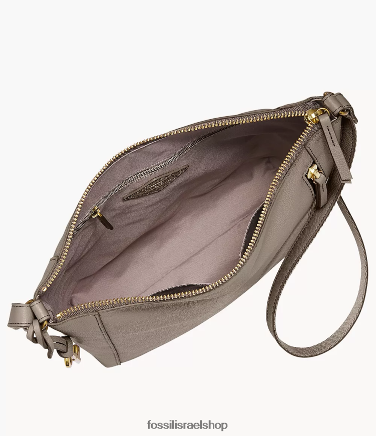 Fossil נשים טרה crossbody L8J0B6536 תיק אפור