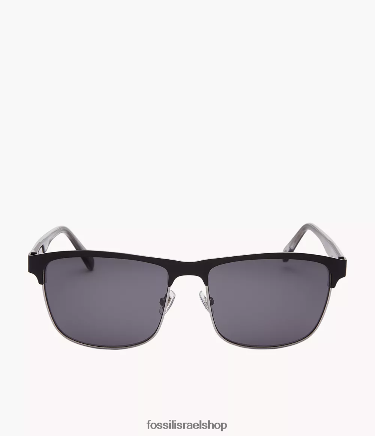 Fossil גברים משקפי שמש מלבן devin L8J0B62062 אבזר אפור