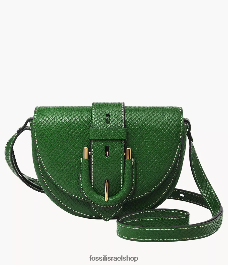 Fossil נשים harwell קטן דש crossbody L8J0B6348 תיק ירוק