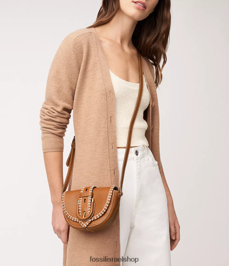 Fossil נשים harwell קטן דש crossbody L8J0B6354 תיק אוּכָּף