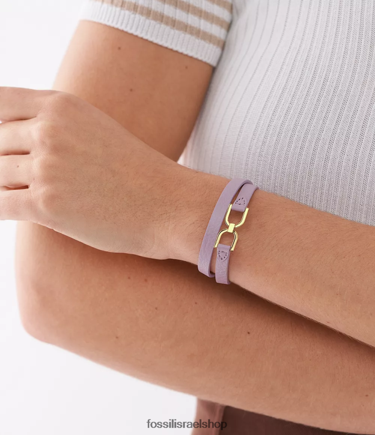 Fossil נשים צמיד רצועת עור heritage d-link L8J0B6968 תכשיט אֲזוֹבִיוֹן