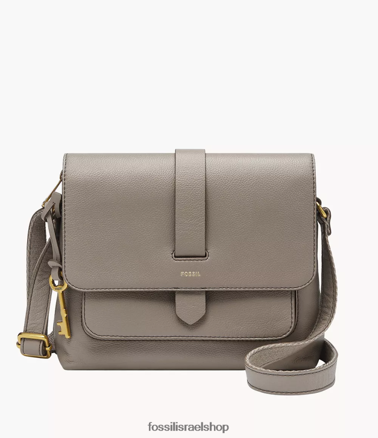 Fossil נשים kinley crossbody L8J0B6652 תיק אפור