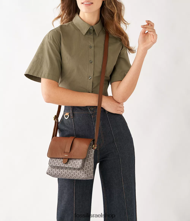 Fossil נשים kinley crossbody קטן L8J0B6684 תיק חָקִי