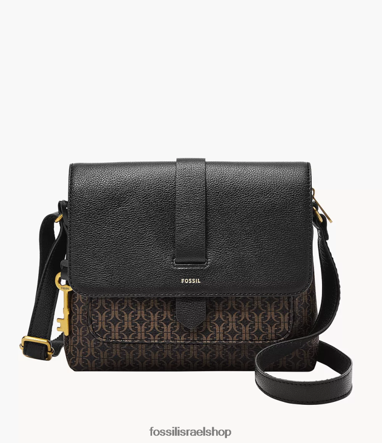 Fossil נשים kinley crossbody קטן L8J0B6731 תיק שָׁחוֹר