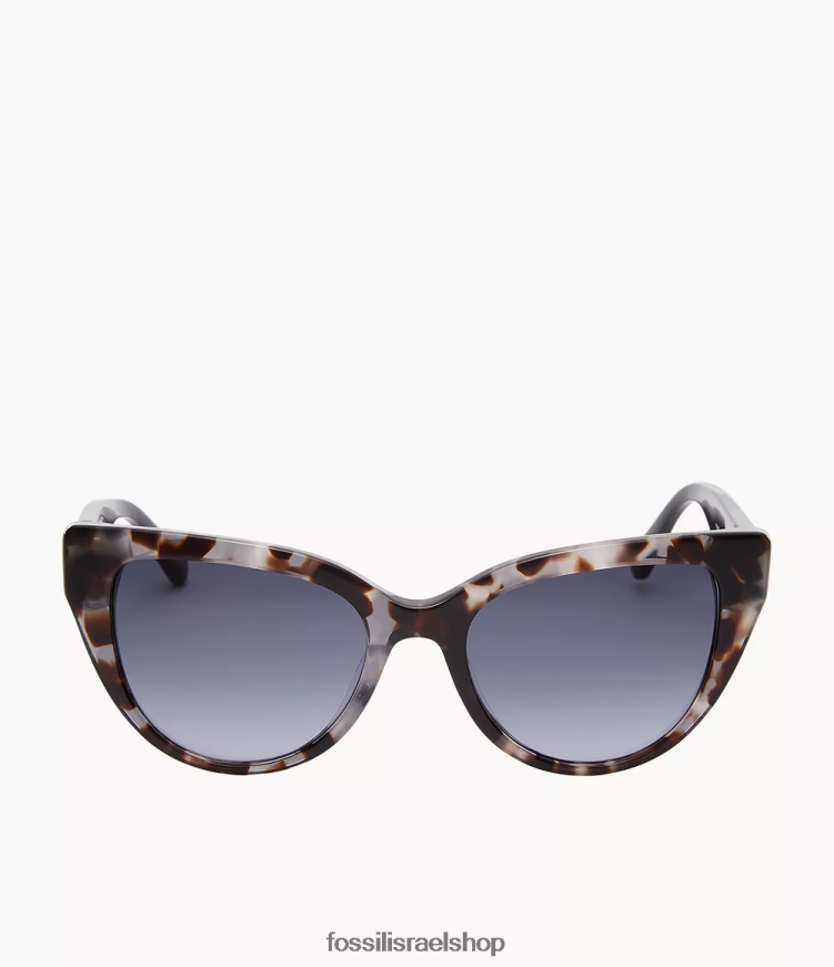 Fossil נשים משקפי שמש norah cat eye L8J0B61982 אבזר אפור
