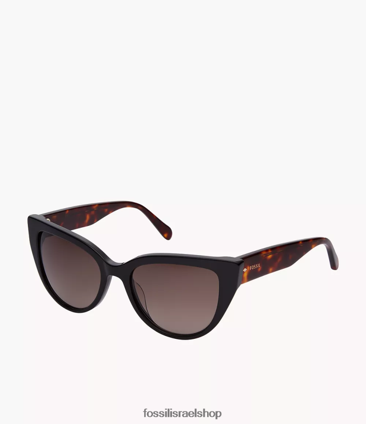 Fossil נשים משקפי שמש norah cat eye L8J0B61990 אבזר חום