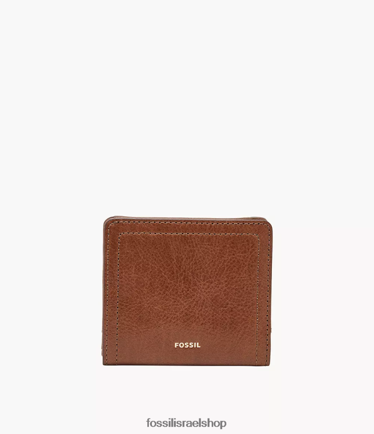 Fossil נשים לוגן קטן rfid bifold L8J0B6743 ארנק חום
