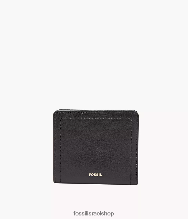 Fossil נשים לוגן קטן rfid bifold L8J0B6744 ארנק שָׁחוֹר