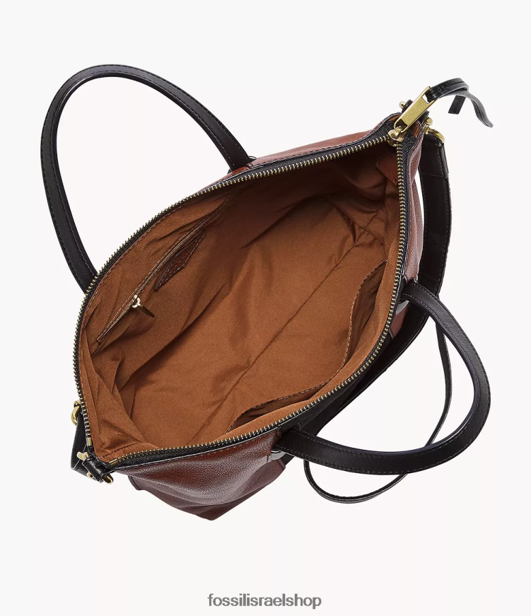 Fossil נשים ילקוט skylar L8J0B6552 תיק חום