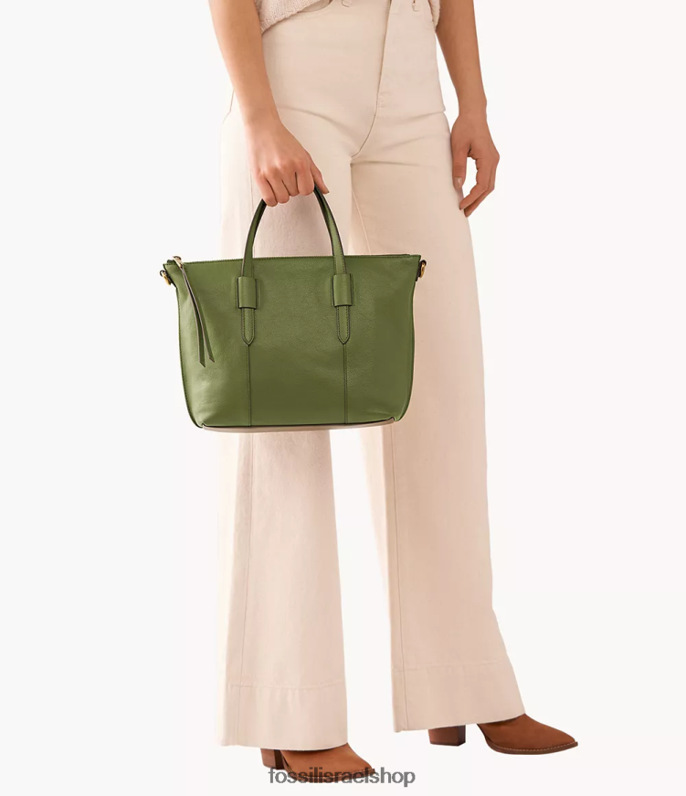 Fossil נשים ילקוט skylar L8J0B6678 תיק זית