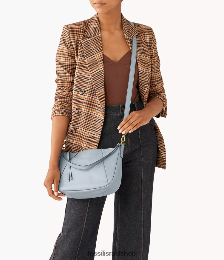 Fossil נשים skylar crossbody L8J0B6413 תיק כְּחוֹל