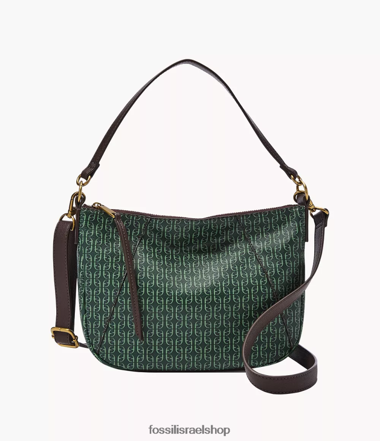 Fossil נשים skylar crossbody L8J0B6619 תיק ירוק