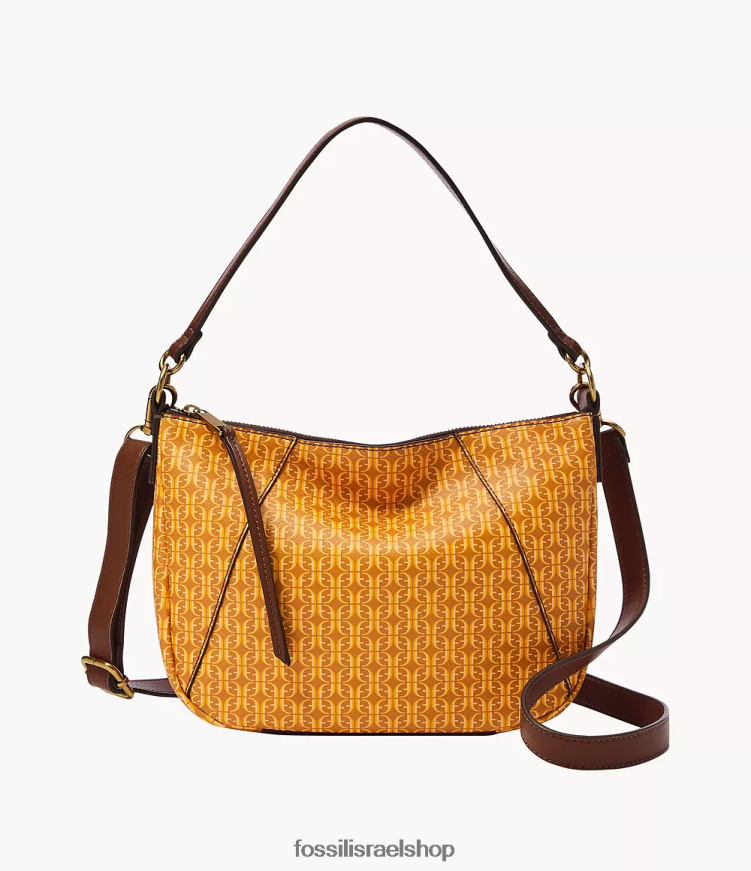Fossil נשים skylar crossbody L8J0B6682 תיק צהוב