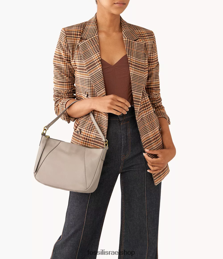 Fossil נשים skylar crossbody L8J0B6730 תיק אפור