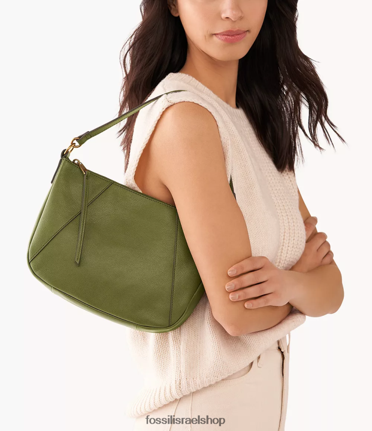 Fossil נשים skylar medium crossbody L8J0B6497 תיק זית