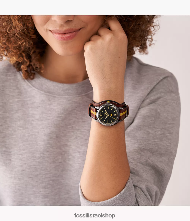 Fossil נשים מהדורה מוגבלת של star wars שעון עור האן סולו L8J0B690 שעון חום