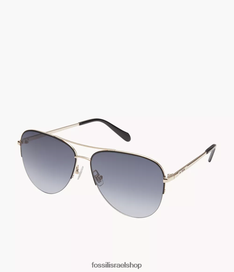 Fossil נשים משקפי שמש tiana aviator L8J0B61986 אבזר אפור