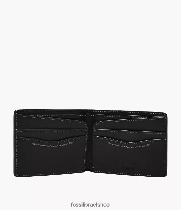 Fossil גברים tremont bifold L8J0B61702 ארנק שָׁחוֹר