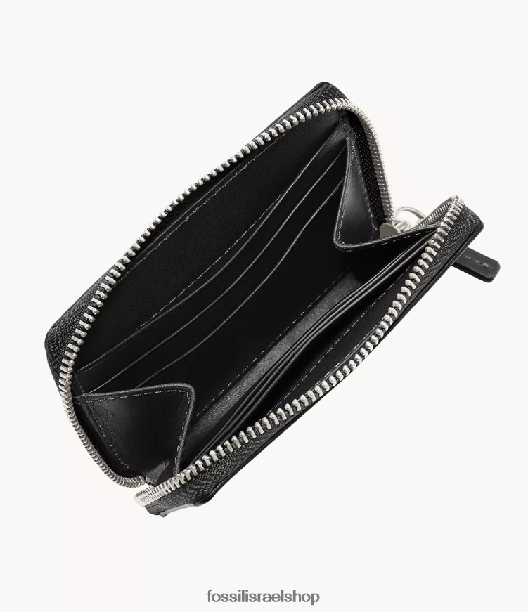 Fossil גברים נרתיק לכרטיסי מיקוד של westover L8J0B61734 ארנק שָׁחוֹר