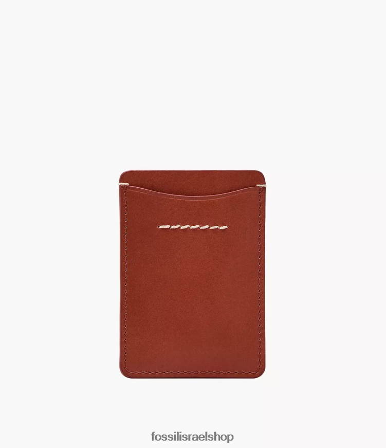 Fossil גברים מארז כרטיס westover L8J0B61752 ארנק קינמון
