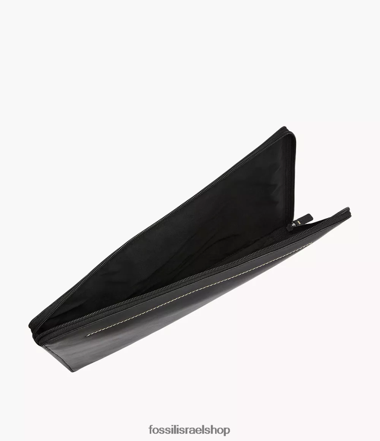 Fossil גברים שרוול למחשב נייד של westover L8J0B62003 תיק שָׁחוֹר