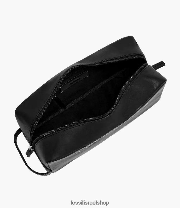 Fossil גברים ערכת גילוח ידית אחת של westover L8J0B62007 תיק שָׁחוֹר