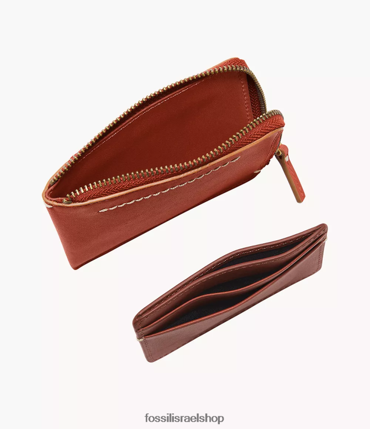 Fossil גברים נרתיק לכרטיסי מיקוד של westover l L8J0B61753 ארנק עצוב